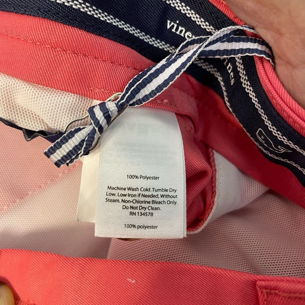 Vineyard Vines Mens 34 X 30 Classic Fit Links Golf Pants Jetty Red NWT - Picture 7 of 9